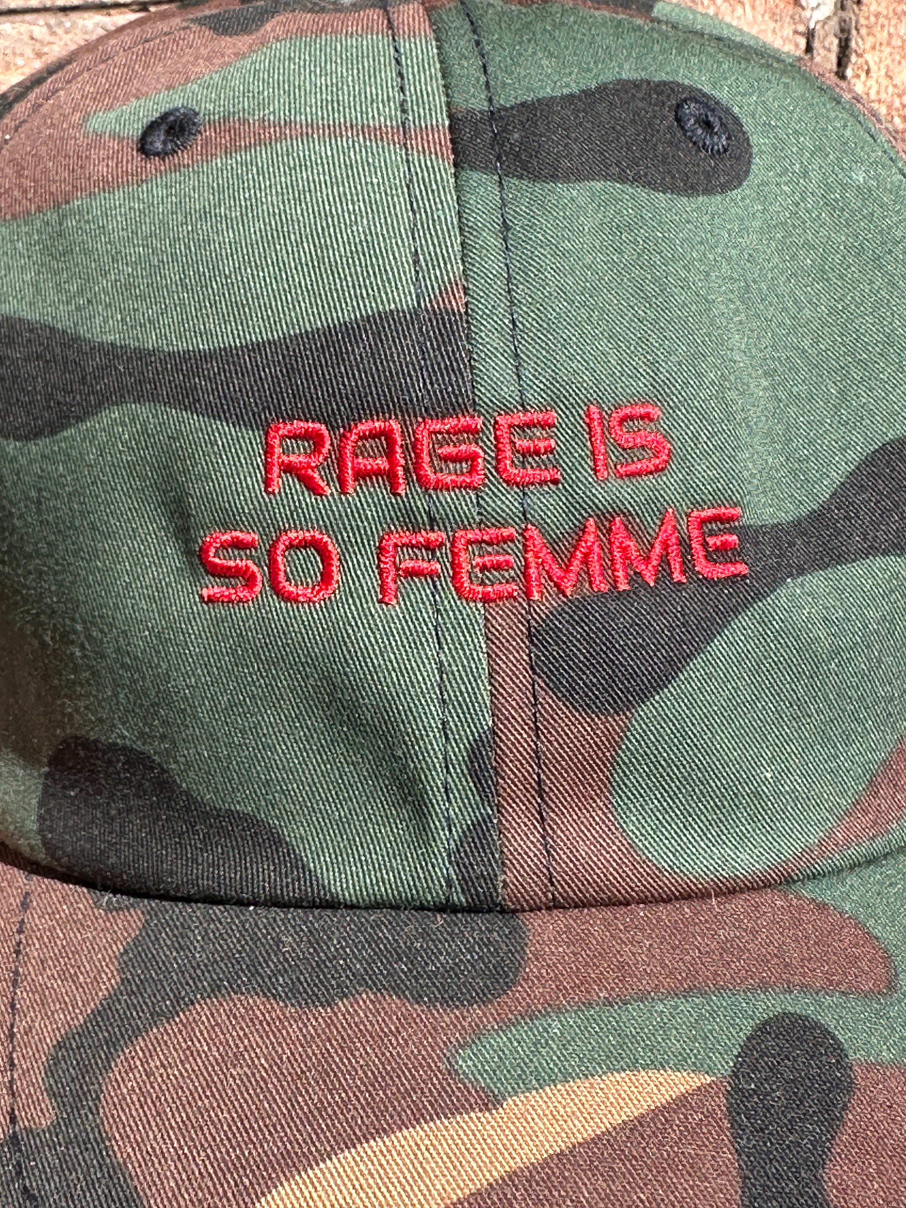 RAGE CAMO HAT